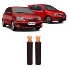 Kit 2 Coifa Batente Amortecedor Traseiro Etios 2012 A 2020