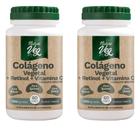Kit 2 Colágeno Vegetal + Retinol + Vitamina C (Produto Vegano) 60 Cápsulas 500mg