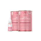 Kit 2 Colágeno Verisol Com Ácido Hialurônico Viva Beauty + Sérum Fácil