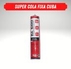 Kit 2 Colas Adesivas Fixa Cuba 400 Gramas Pia Anti Fungo Profissional Extra Forte