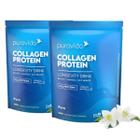 Kit 2 Collagen Protein PuraVida 450g Colágeno Puro