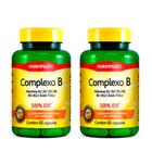 Kit 2 Complexo B 100% IDR + Vitaminas com 60 Caps Maxinutri