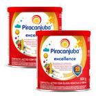 Kit 2 Composto Lácteo Piracanjuba Excellence Lata 800g