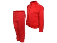 Kit 2 Conjunto Helanca Juvenil Vermelho