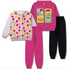 Kit 2 Conjunto Moletom Juvenil Roupa Menina Atacado