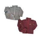 Kit 2 conjuntos casaco e calça esportivo agasalho infantil bebe uniforme inverno de frio peluciado