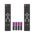 Kit 2 Controle Remoto Compatível TV Philco Smart TV LED