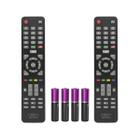 Kit 2 Controle Remoto Compatível Tv Smart Cobia / Haier Lcd - FBG