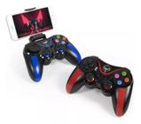 kit 2 Controles GamePad Joystick Compatível Pc Android ios Tabled e Smart TV Sem Fio Bluetooth Wireles
