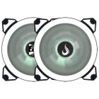 Kit 2 Cooler Fan Rise Mode Galaxy G1 Branco 120mm RM-FN-01-BW PC Gamer Ventoinha CPU