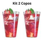 Kit 2 Copos Policarbonato Inquebrável Polido Adria - 350ml