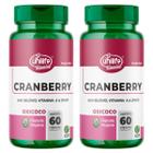 Kit 2 Cranberry 500mg 120 Capsulas - Unilife - Com Selênio Vitamina A E Zinco