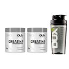 Kit 2 Creatina Monohidratada 300g Dux + Coqueteleira Dux - Dux