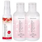 Kit 2 Creme Clareador para Axilas e Virilhas Intimament + 1 Desodorante Intimament Mulher Morango