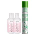 Kit 2 Creme Clareador para Axilas e Virilhas Intimament + 1 Desodorante Sedução Sinta-se (verde)