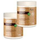 Kit 2 Creme De Pentear Nutritivo Apse Crespo Power Vegano Profissional Uso Diario 1Kg