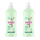 Kit 2 Creme de Pentear Seda Babosa + Óleos 300ml