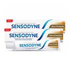 Kit 2 Creme Dental Sensodyne Ultra Proteção para Dentes Sensíveis 90g