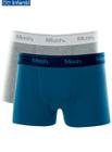 Kit/2 Cueca Boxer Infantil Mash 110.07 Algodão T. P/GG