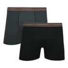 Kit 2 Cueca Boxer Lupo Masculina Premium Algodão Elastano Original 