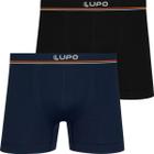 Kit 2 Cuecas Boxer Lupo Original Em Microfibra Sem Costura Adulto Box Masculina Atacado 436