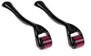 Kit 2 Dermaroller 540 Agulha 0,5 Mm Produção De Colágeno