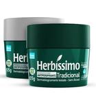 Kit 2 Desodorante Action e Tradicional Herbíssimo 55G - Dana