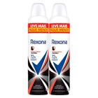 Kit 2 Desodorante Antitranspirante Rexona Antibacterial + Invisible Aerosol 250ml Leve Mais Pague Menos