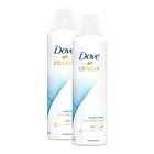 Kit 2 Desodorante Dove Clinical Original Clean Aerosol Antitranspirante 96h 150ml