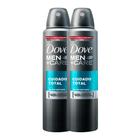 Kit 2 Desodorante Dove Men + Care Cuidado Total Aerosol Antitranspirante 48h 150ml
