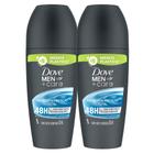 Kit 2 Desodorante Dove Men + Care Proteção Total Roll-on Antitranspirante 48h 50ml
