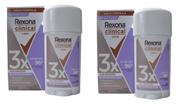 Kit 2 Desodorante Rexona Clinical Cr Extra Dry 58g-Unilever