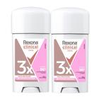 Kit 2 Desodorante Rexona Clinical Creme Classic Antitranspirante 96h Stick 58g