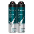 Kit 2 Desodorante Rexona Men Sem Perfume Aerosol Antitranspirante 48h 150ml