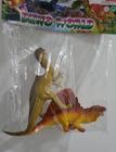 Kit 2 Dinossauros De Borracha Brinquedo Jurrassic Grande