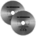Kit 2 Disco Lâmina de Serra 110mm Madeira 60 Dentes Circular