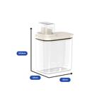 Kit 2 Dispenser Organizador Lavanderia 1,5 L Multiuso - Ou