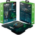 Kit 2 em 1 Mouse 6 Botões 3.200DPI e Mousepad ELG CGGO21