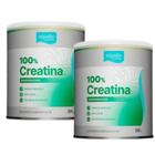 Kit 2 Equaliv Creatina 100% Monohidratada Lata 300g