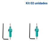 Kit 2 Escareador Cônico Diâmetro 10x 2,5mm H 9,5mm P/madeira