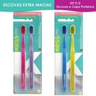 Kit 2 Escova Dental Kess Pro Extra Macia 2533 ( 4 unidades )
