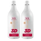 Kit 2 Escova Marroquina Wr Profissional Top Lis 3d Wr 1 L