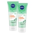 Kit 2 Esfoliante Facial Diário Nivea Acne Control 75ml