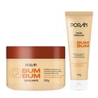 Kit 2 Esfoliante Natural e Creme Firmador Q Bumbum - Porán