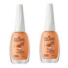 Kit 2 Esmalte Colorama Laranja de Nervoso Divertida Mente 2 com 8ml