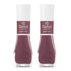 Kit 2 Esmalte Dailus Color Cor Petit Four com 8ml