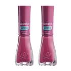 Kit 2 Esmalte Dailus Color Fla.Mimos Cor Rosa Raro com 8ml