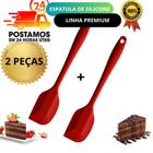 Kit 2 Espátula de Silicone Pão Duro Grande Espátula Raspadora Confeitarias Restaurantes