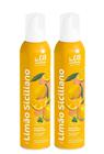 Kit 2 Espuma Para Drinks Em Spray Limão Siciliano Begin 200G