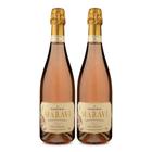 Kit 2 Espumantes Entre Dois Mundos Maraví Rosé Brut Brasil 750ml